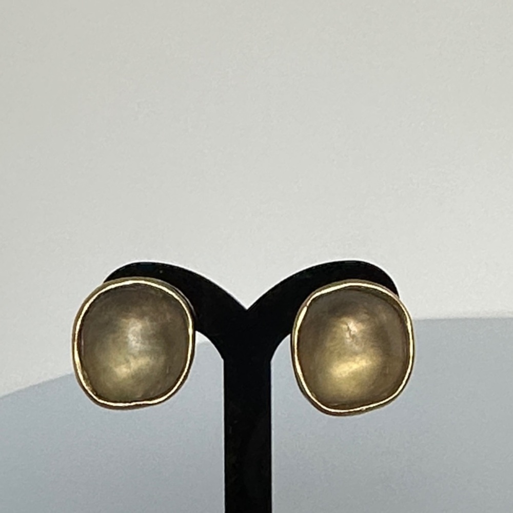 Norman Jean Gold-Toned Stud Earrings